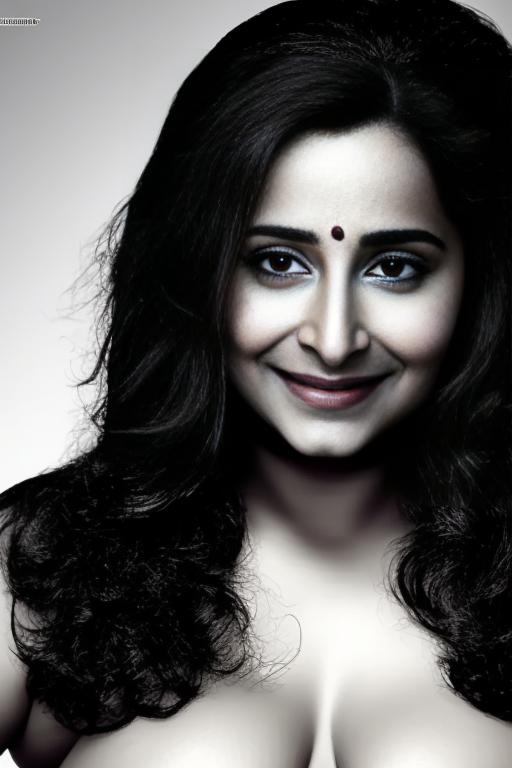 512px x 768px - Actress Vidya Balan nude in black bra only | ImageEditor.AI